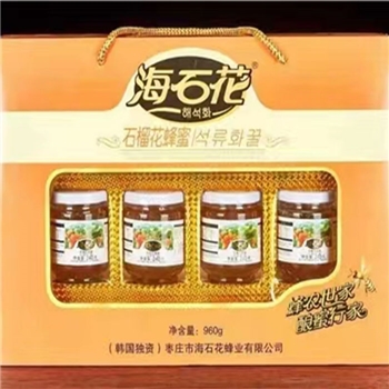 石榴蜂蜜礼盒240g×4瓶（×6盒）