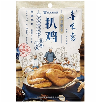 鲁味斋十香透骨扒鸡600g