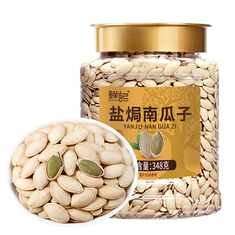 鲜记盐焗南瓜子348g